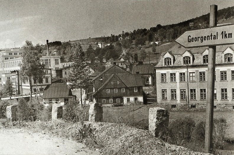 Jiřetín pod Bukovou - bývalá TOFA dnešní DETOA (archiv M.Havrda)