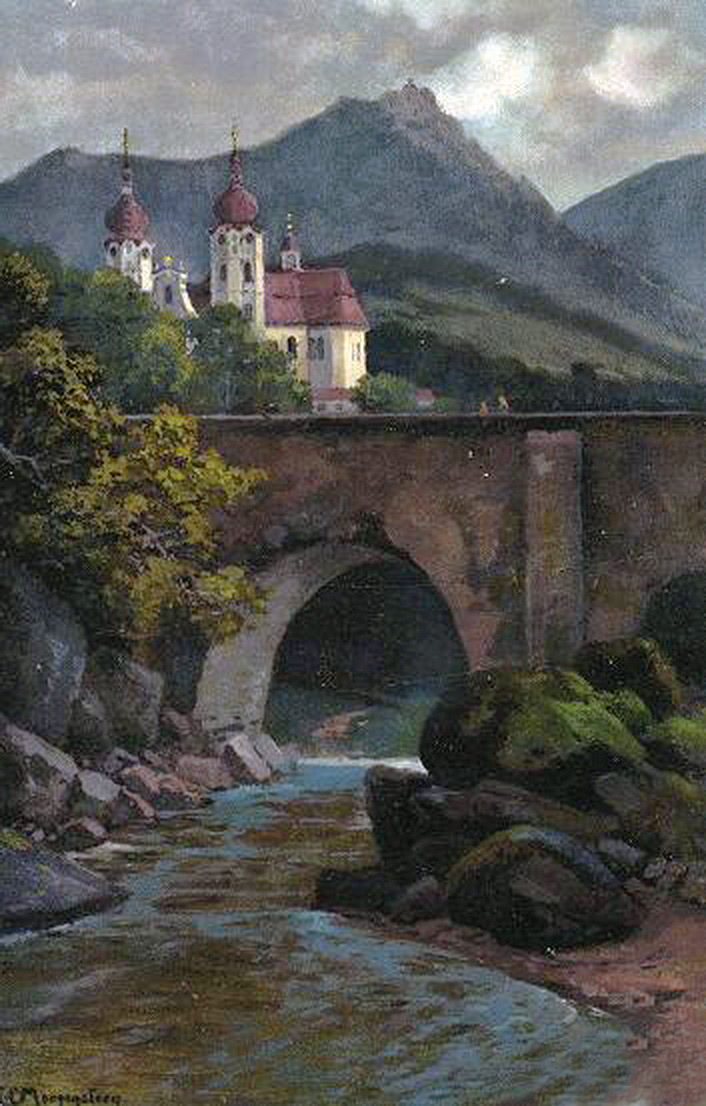 Hejnice-Heindorf autorem je německý malíř Carl Ernst Morgenstern (1847-1928) archiv J.Peterka