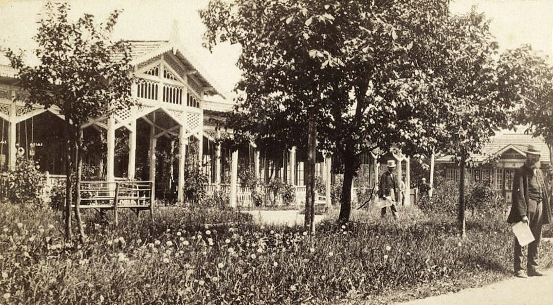 Lázně Sedmihorky -kolonáda. (archiv J.Peterka)