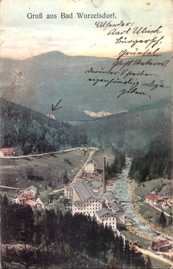 Kořenov 1908 přádelna (archiv Lubomír Soukup)