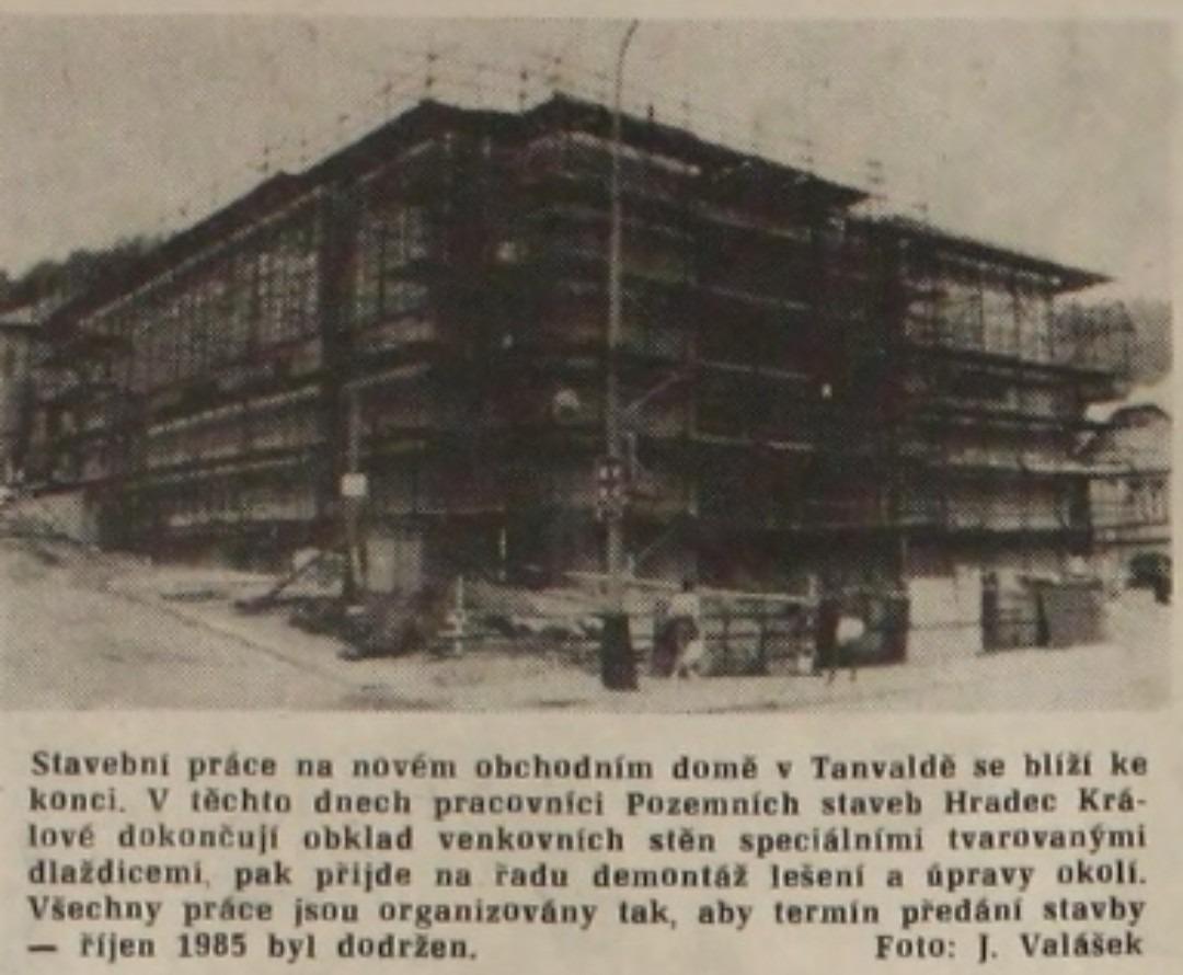 Noviny Jablonecka 4.září 1985