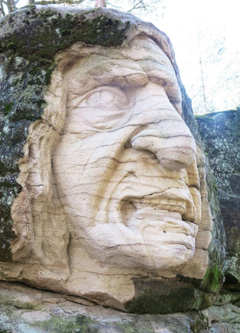 Reliéf v obci Brniště v okrese Česká Lípa