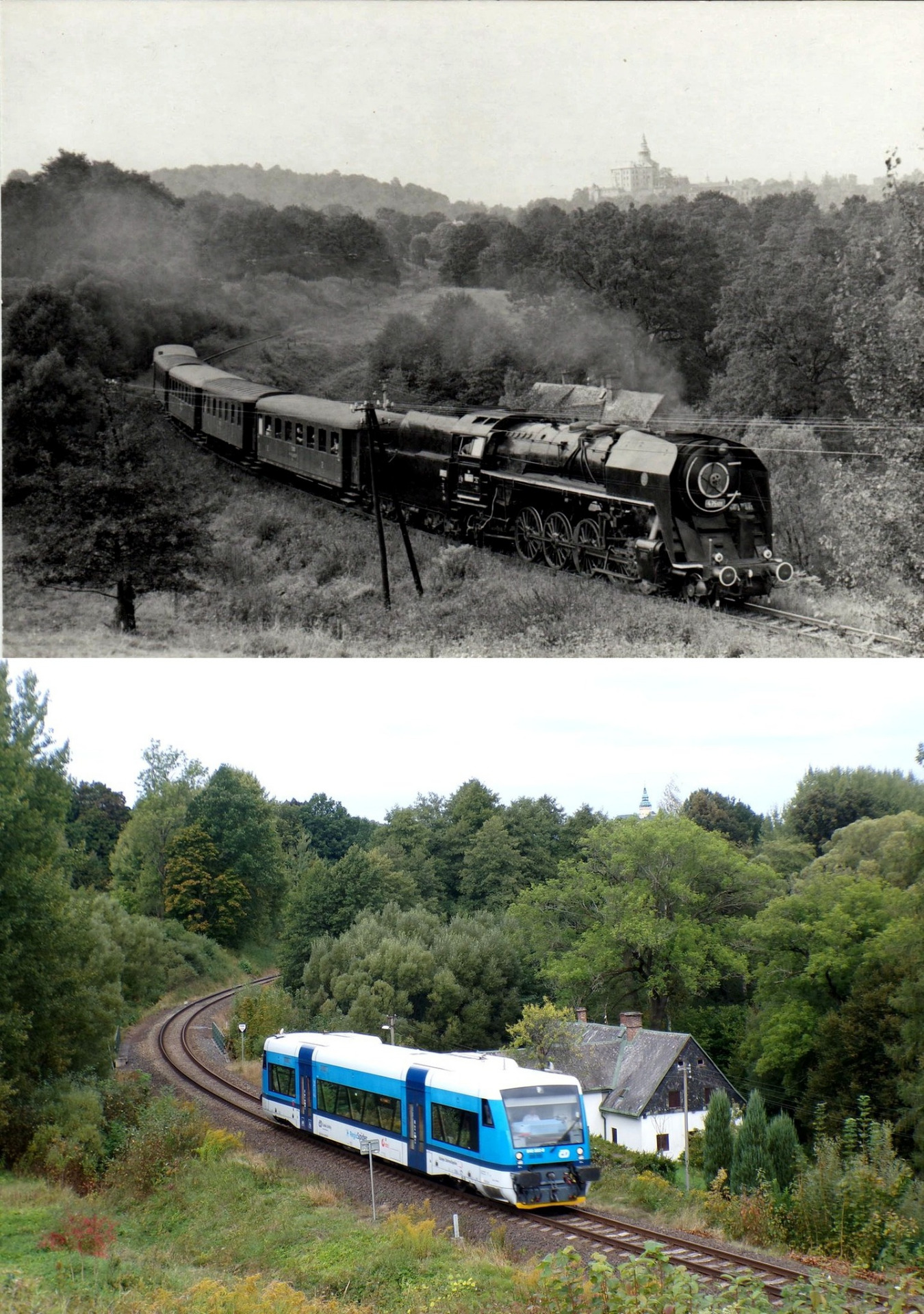 Frýdlant - pohled od Raspenavy