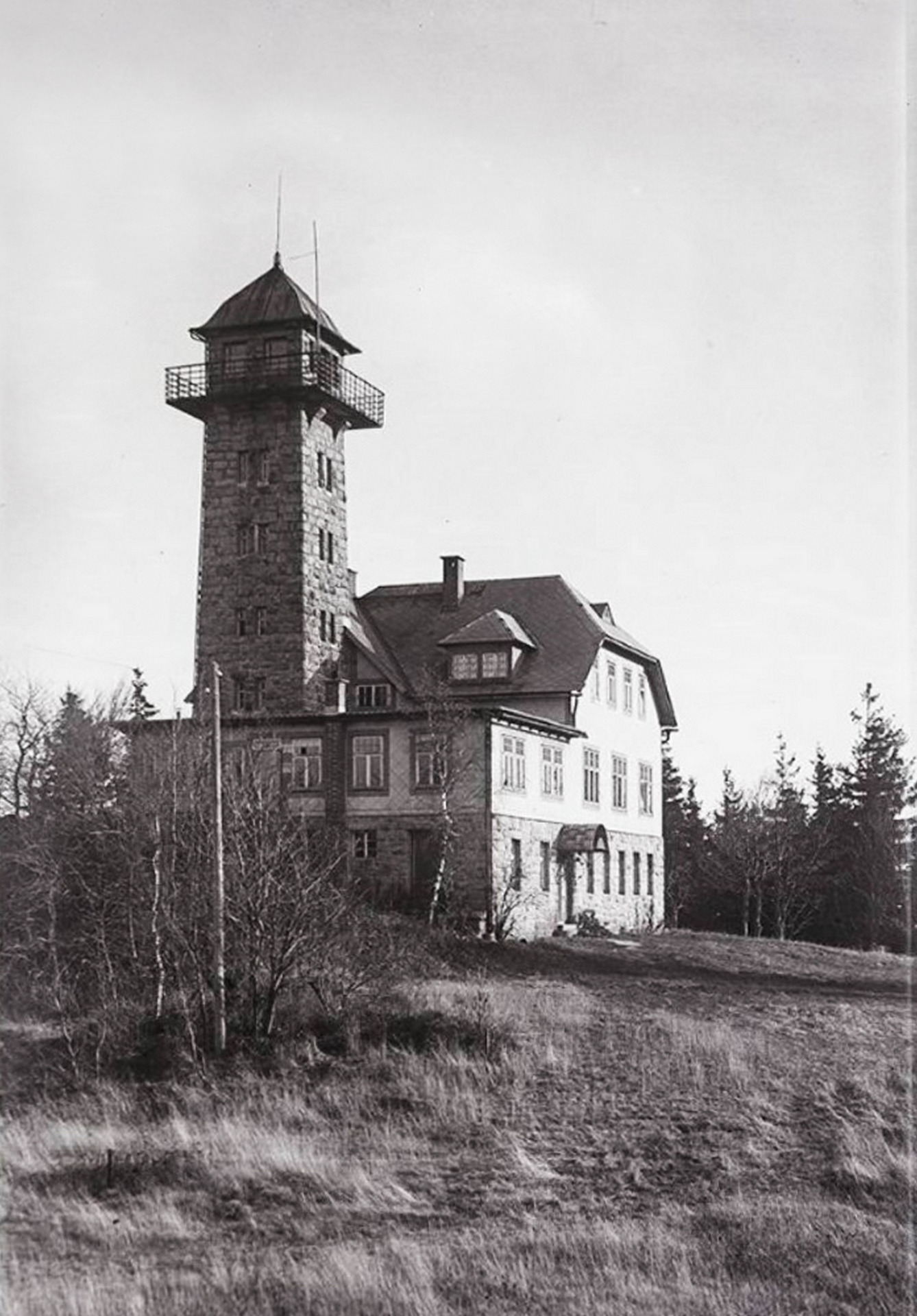 Tanvaldský Špičák - 1945 (archiv J.Peterka)