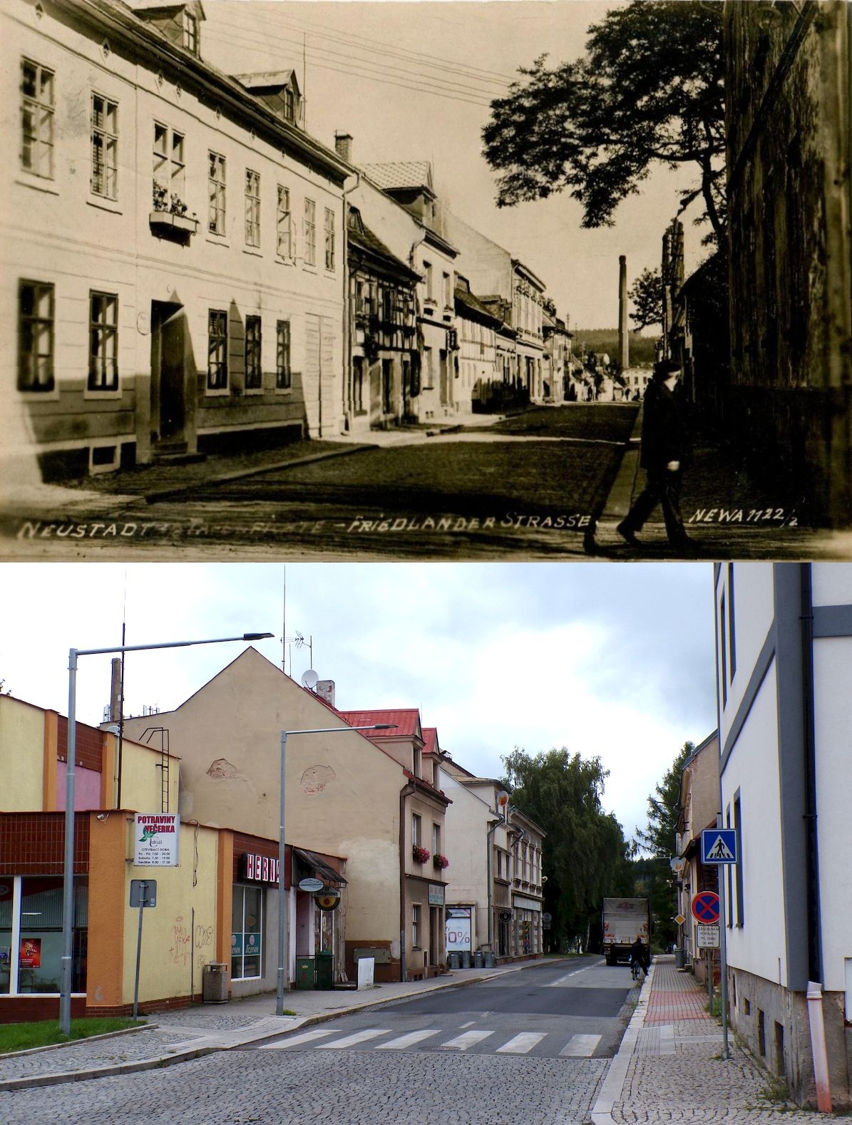 Nové Město p. Smrkem - Frýdlantská ulice