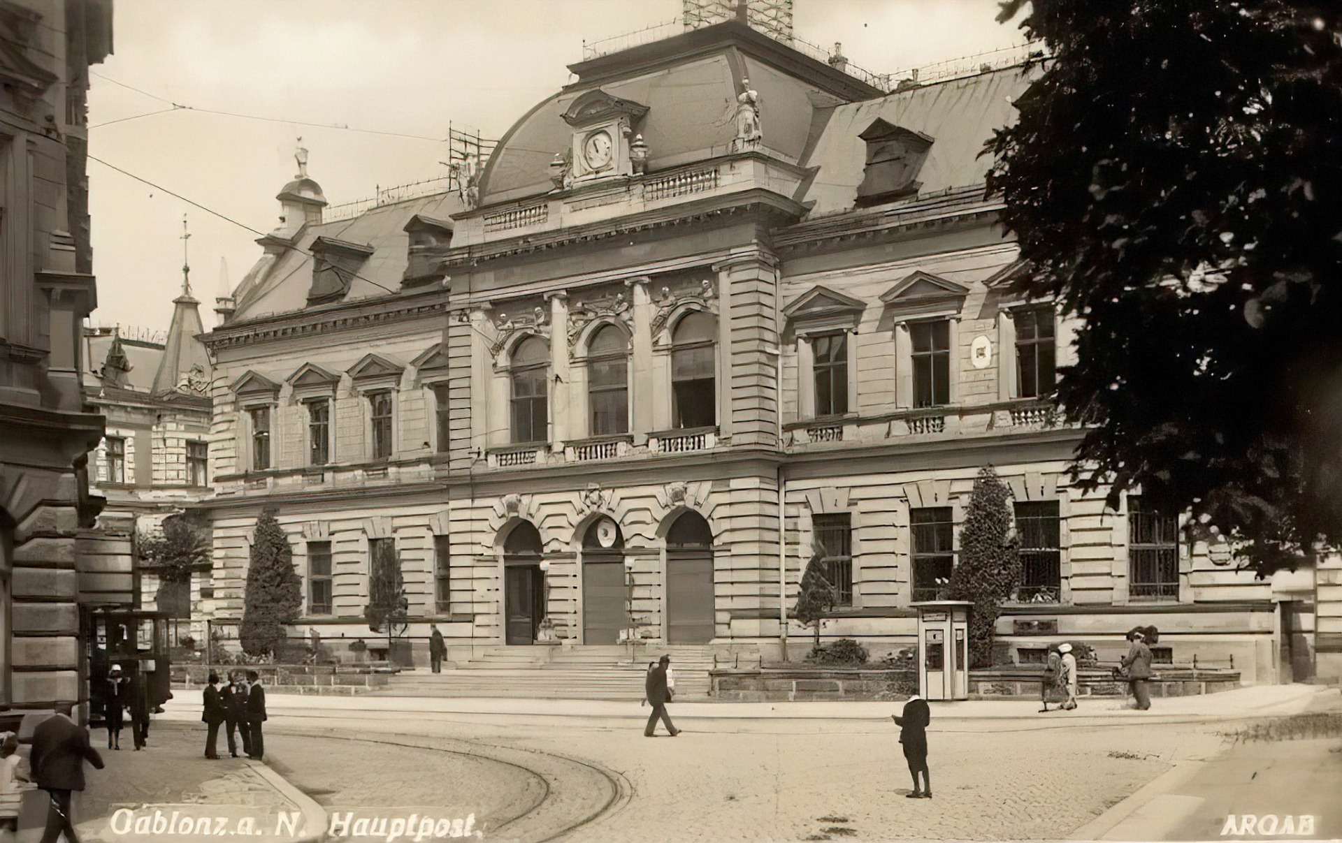 Pošta kolem roku 1930 (archiv J.Peterka)