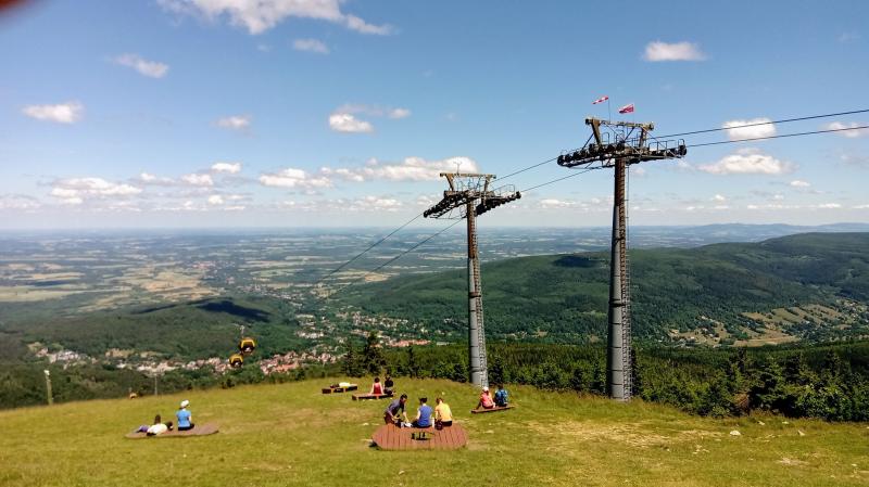 Výhled s lanovkou na Stóg Izerski - Foto: Jaroslav Houfek 07/2021