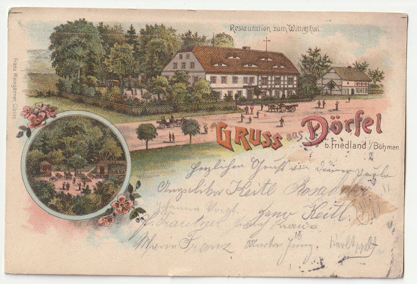 Obec Višňová byla výletním místem s napojením na Prahu. (archiv Stefan Gesler)