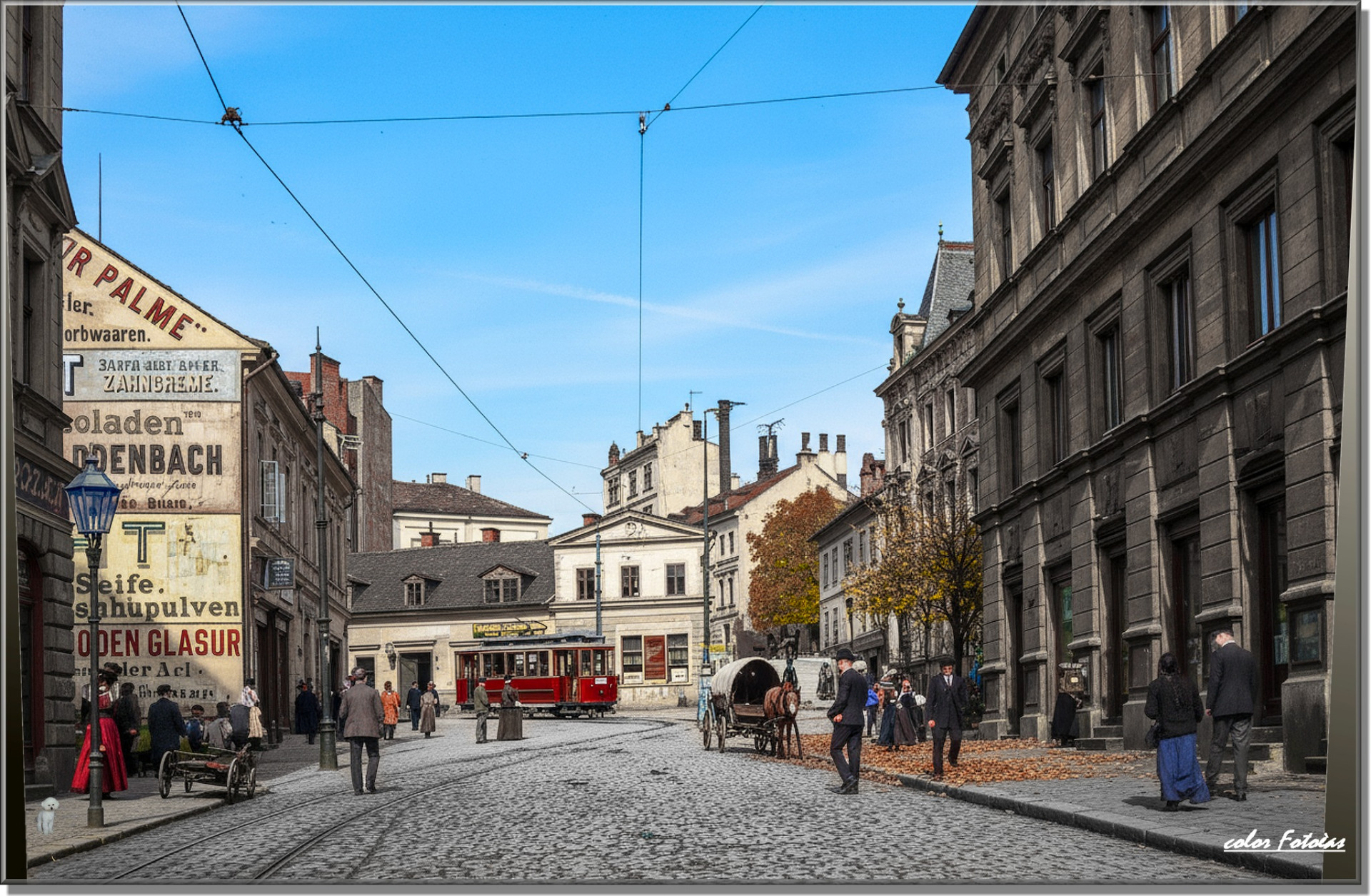 jedna z krásných fotografií Jablonecké Gebirgstrasse 20/30 let. 🧐😁👍  color Fotočas Mirek