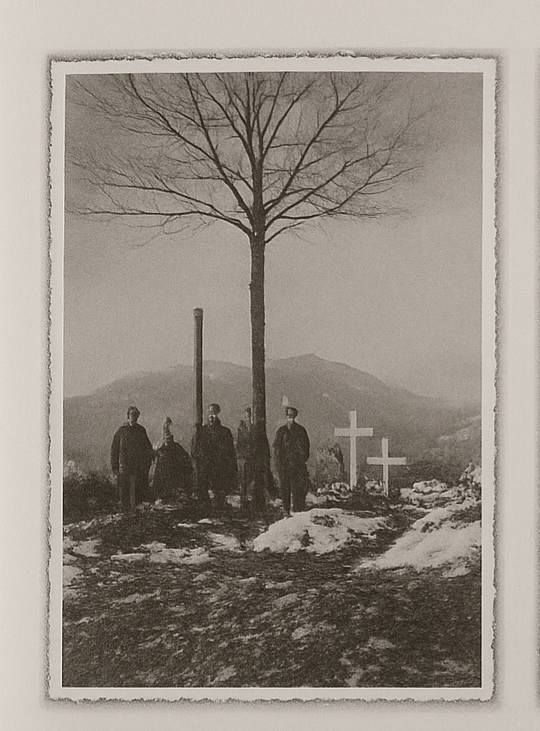 Hřbitov, o kterém Edina v dopise píše.