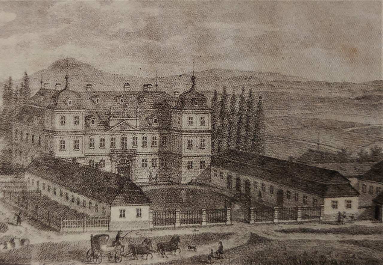 Zámek v první polovině 19. století za Karla Kinského