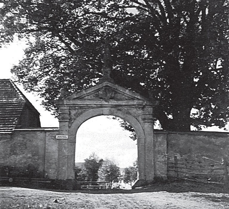 Vstupní brána na statek Nový Dvůr, 1936