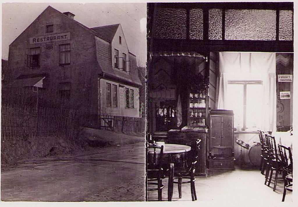 U Ulbrichu 1925 (Andělská ulice) Chrastava (archiv M.Gergelčík)