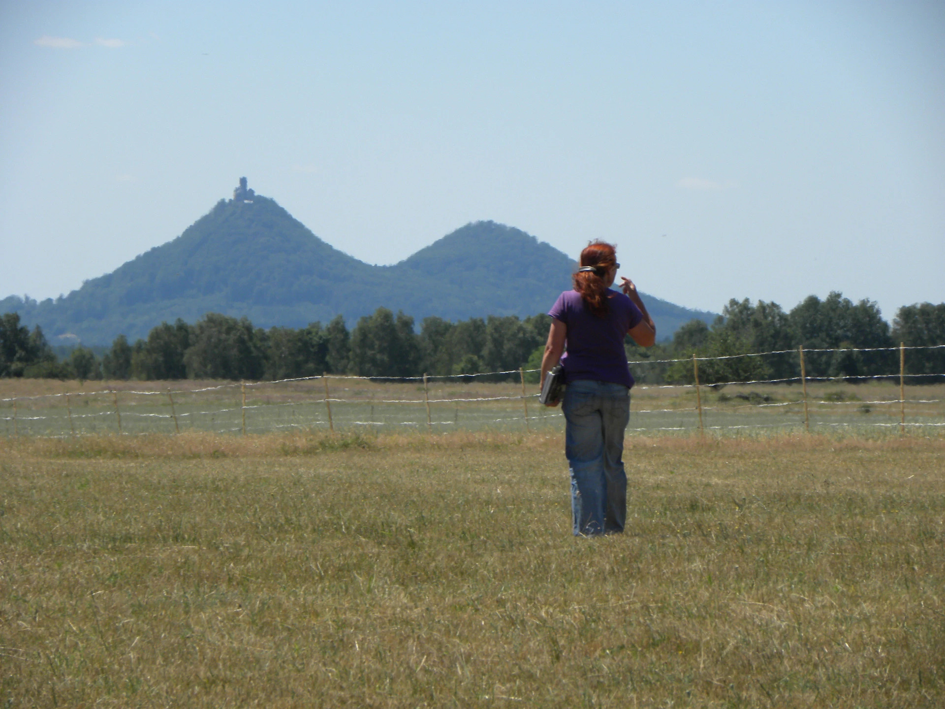 Pohled na Bezděz cesty z do Prosíčky