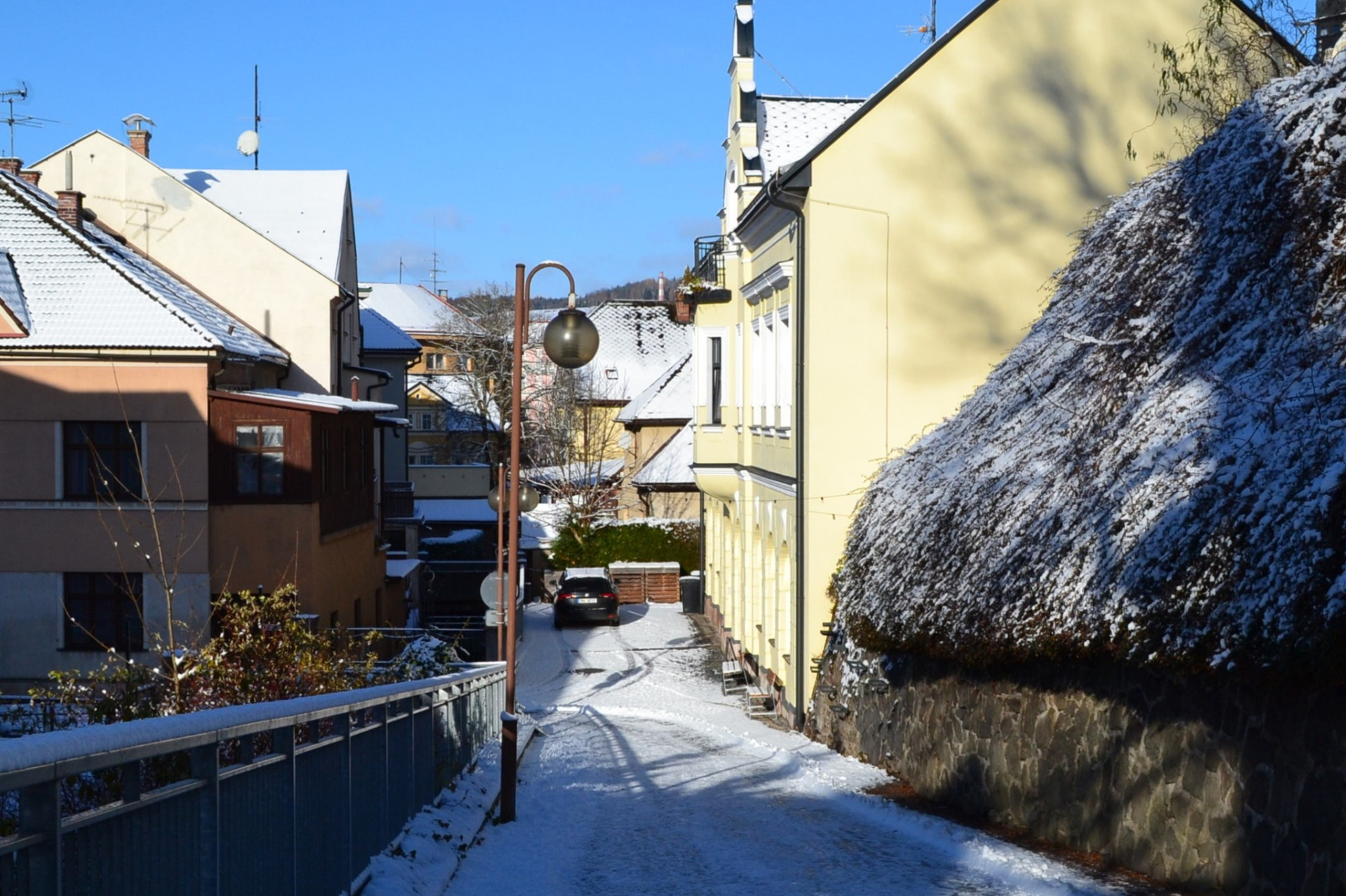 Čapkova ulice. Listopad 2024.