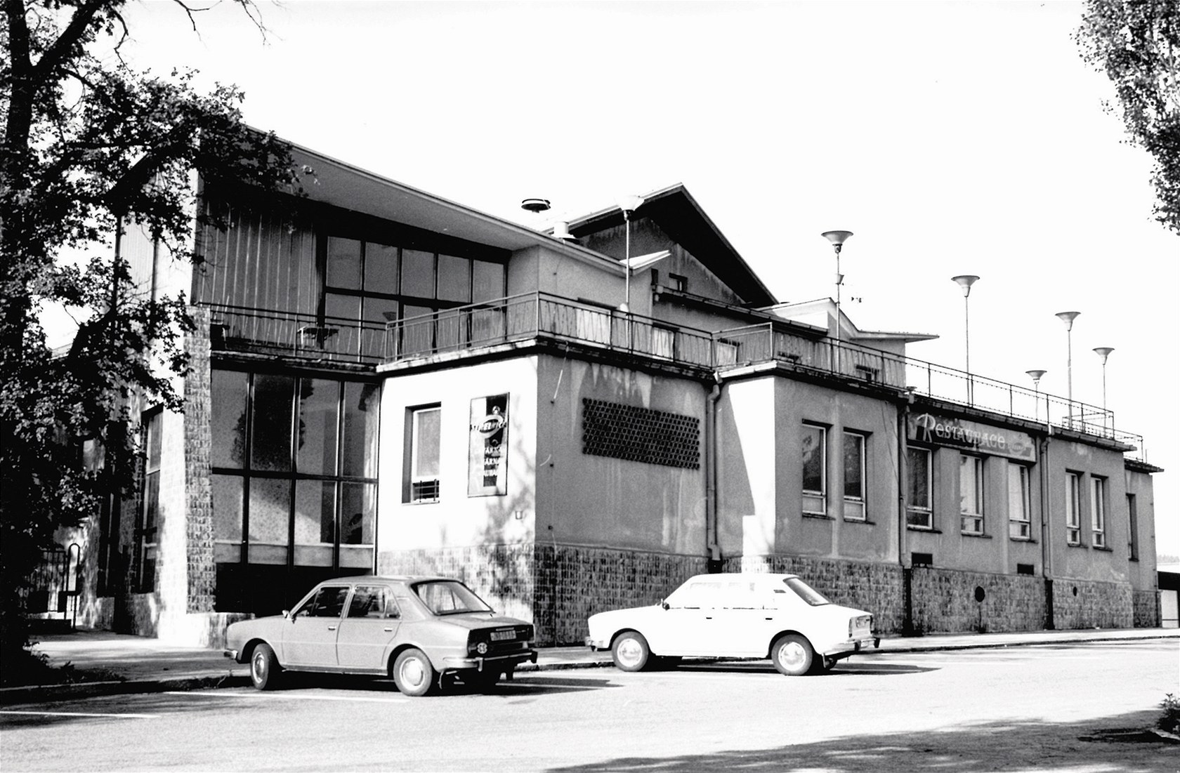 Jablonecká restaurace Střelnice v 80. letech Autor: Státní okresní archiv Jablonec nad Nisou