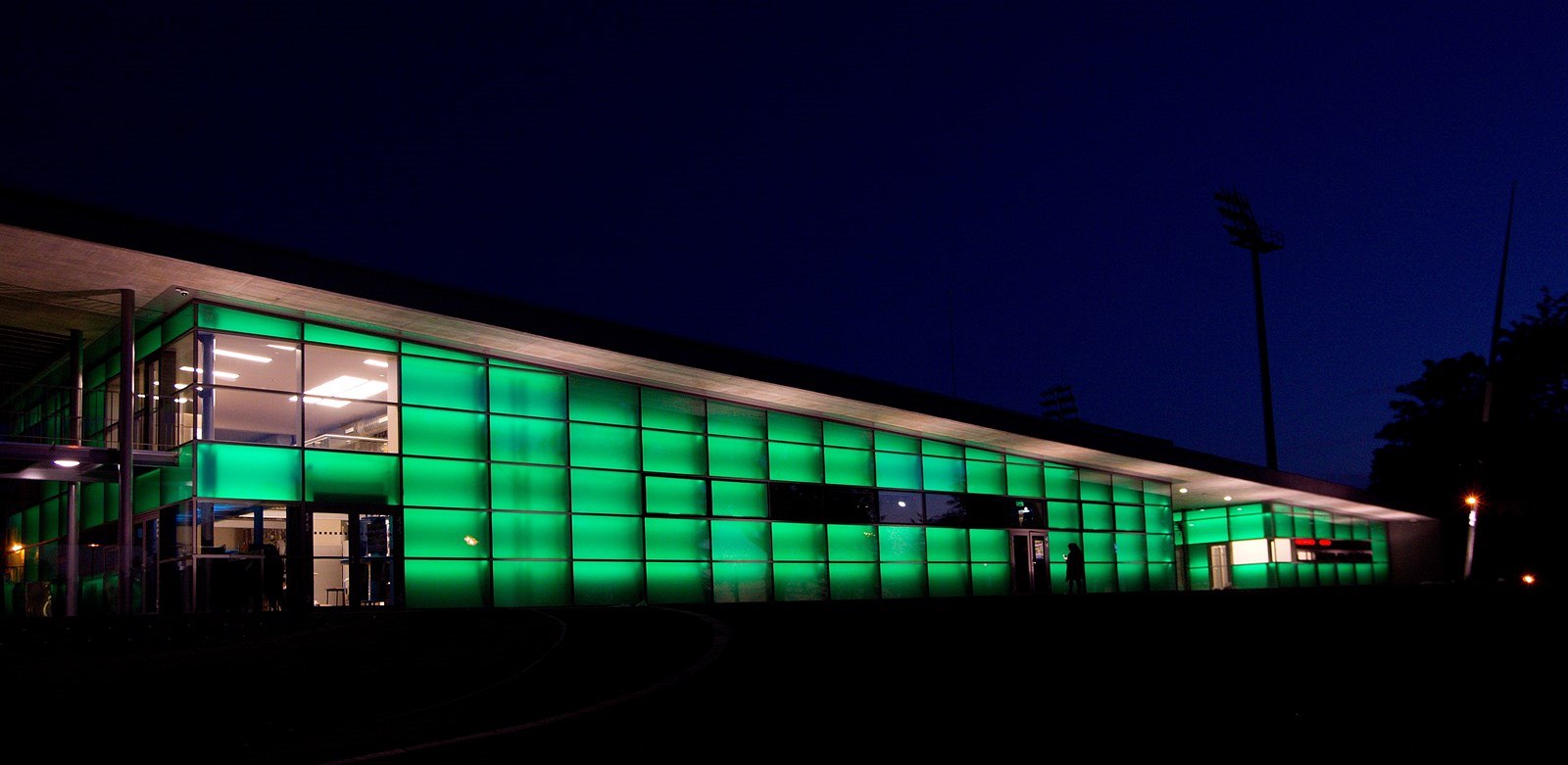 Nová podoba slavné Střelnice v Jablonci nad Nisou. Je tu i obří oštěp místní rodačky Barbory Špotákové. Autor: Ota Bartovský, MAFRA