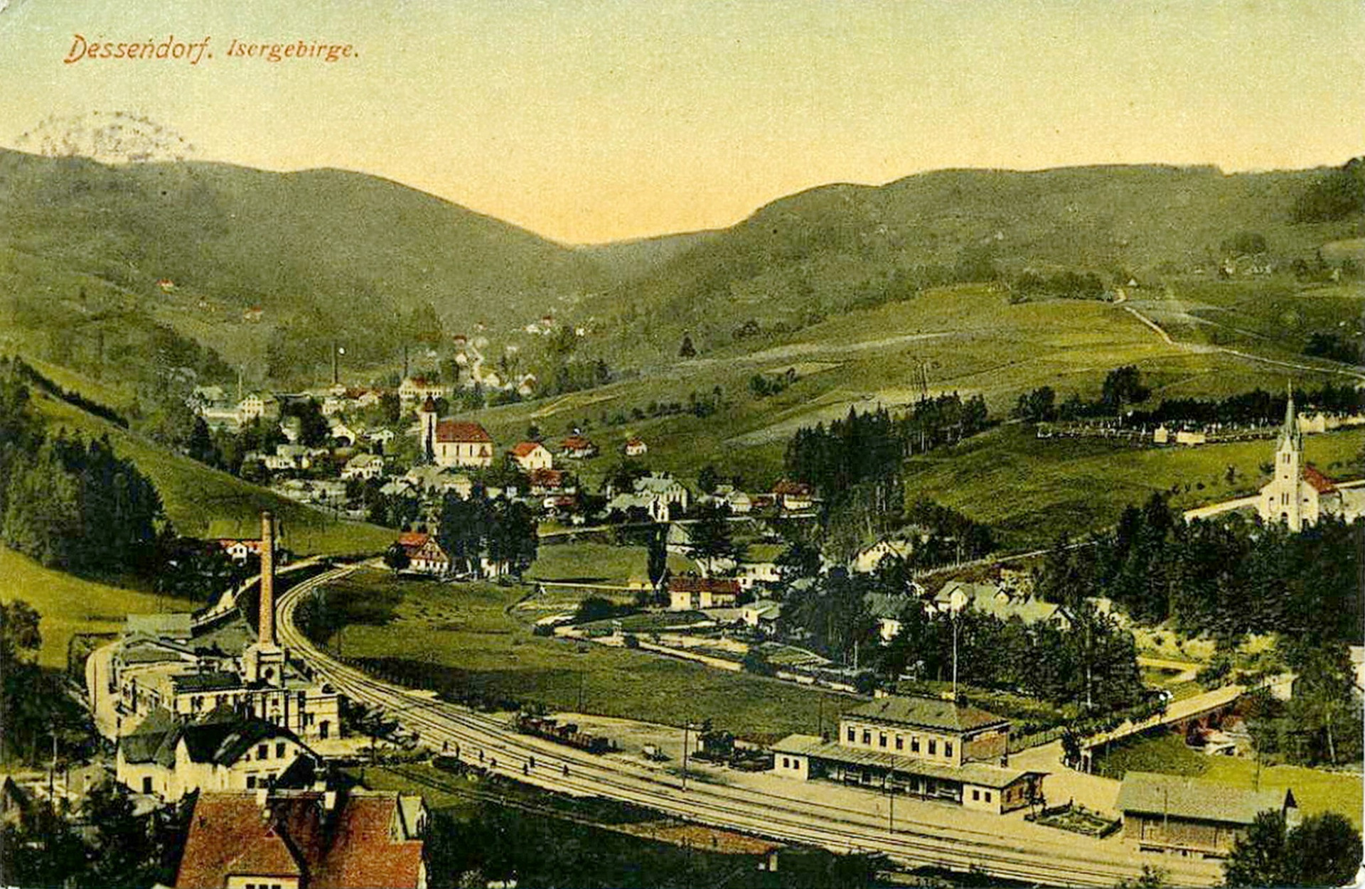 Desná 1908 (archiv J.Peterka)