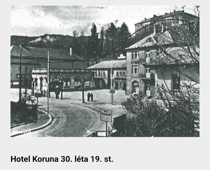 Tanvald, hotel Koruna. Zdroj: město Tanvald