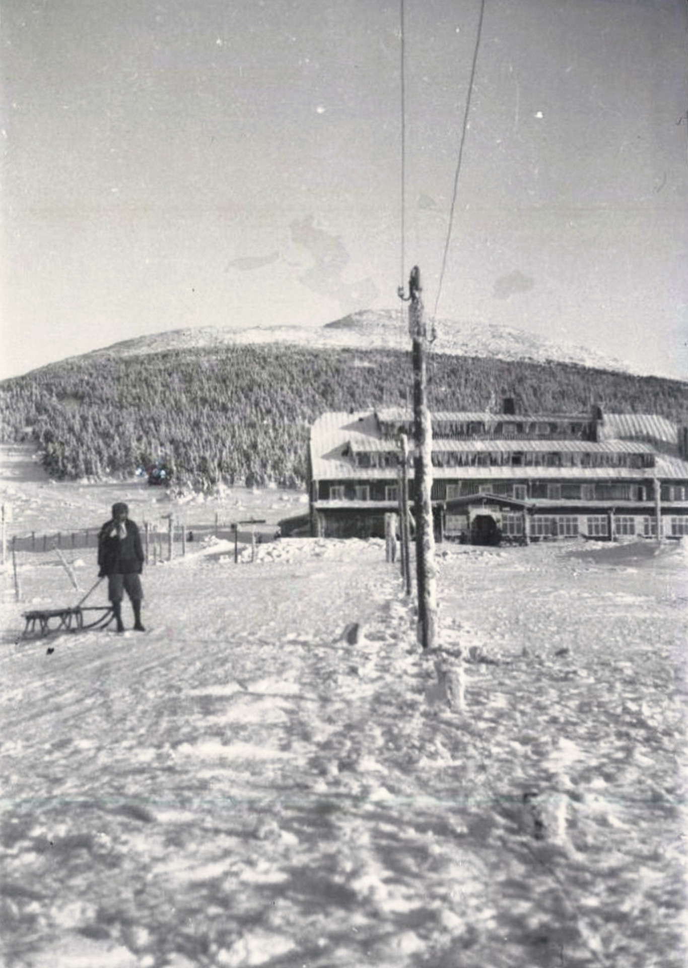 Krkonoše, Špindlerova bouda (Spindlerbaude)-1927 (archiv J.Peterka)