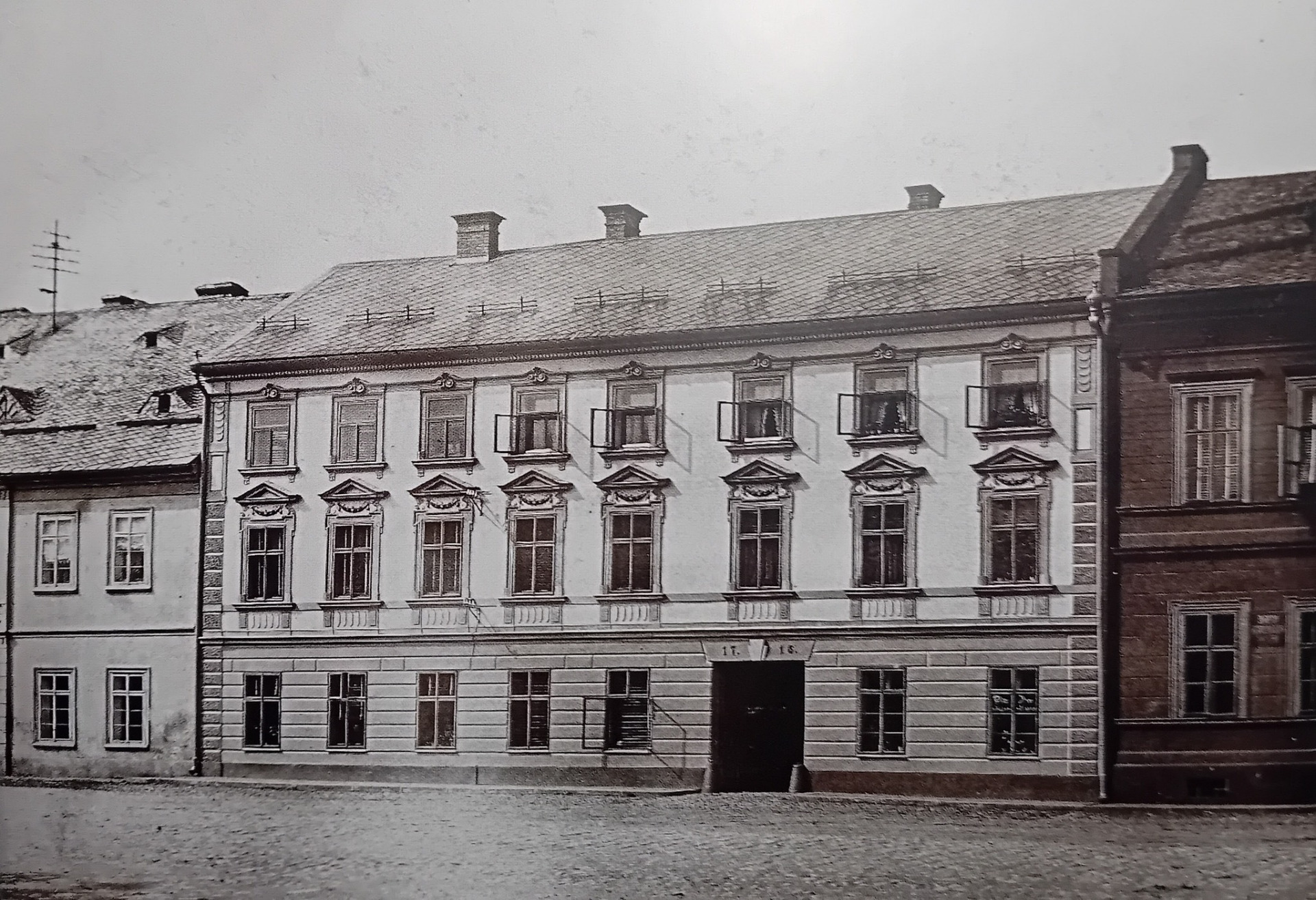 Dům Josefa Václava Hyblera po roce 1903 ...