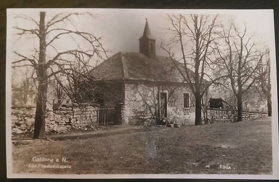 Alte Friedhofskapelle.Jabonec nad Nisou.Stará hřbitovní kaple. (archiv Václav Honzejk)
