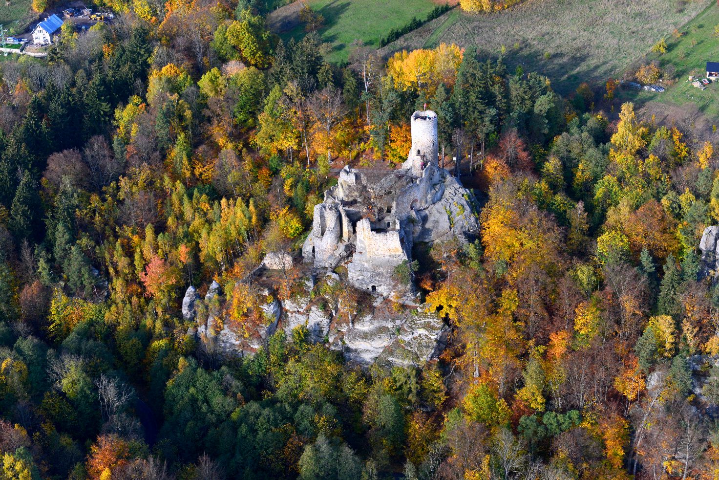 Šelma Honza - Fajn místo, kolem kterého létám v rámci svých vzdušných výletů poměrně často. 😊 (Foceno z motorového rogala)