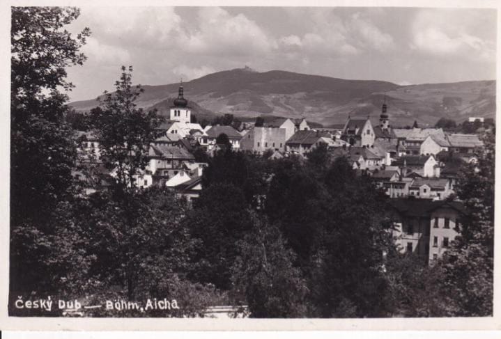 Z malebného Podještědí.Český Dub (Böhmisch Aicha). (archiv Václav Honzejk)