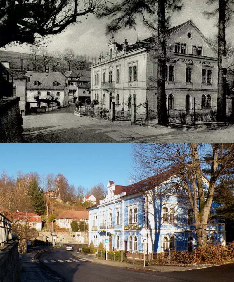 Lázně Libverda - Villa Anna, dnes hotel Central (archiv Josef Kutílek)