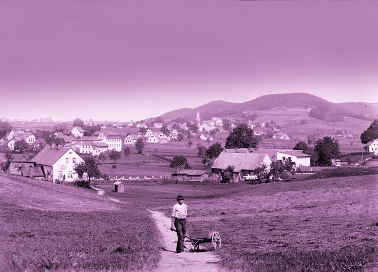 Mšeno v minulosti ulice Ivana Olbrachta (archiv T.Mayer)