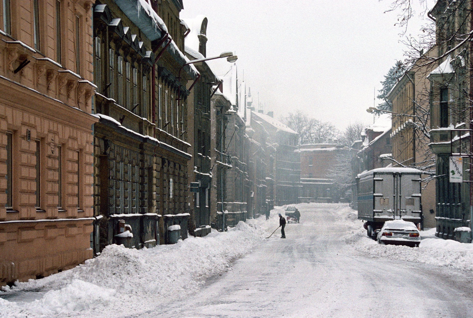Podhorská ulice-1993 (archiv Jiří Peterka)