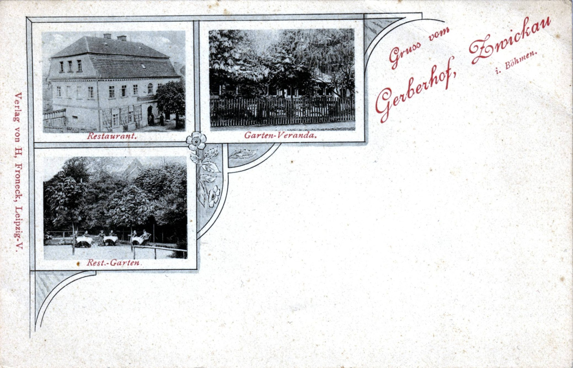 Pohlednice této restaurace, zdroj : aukro.cz