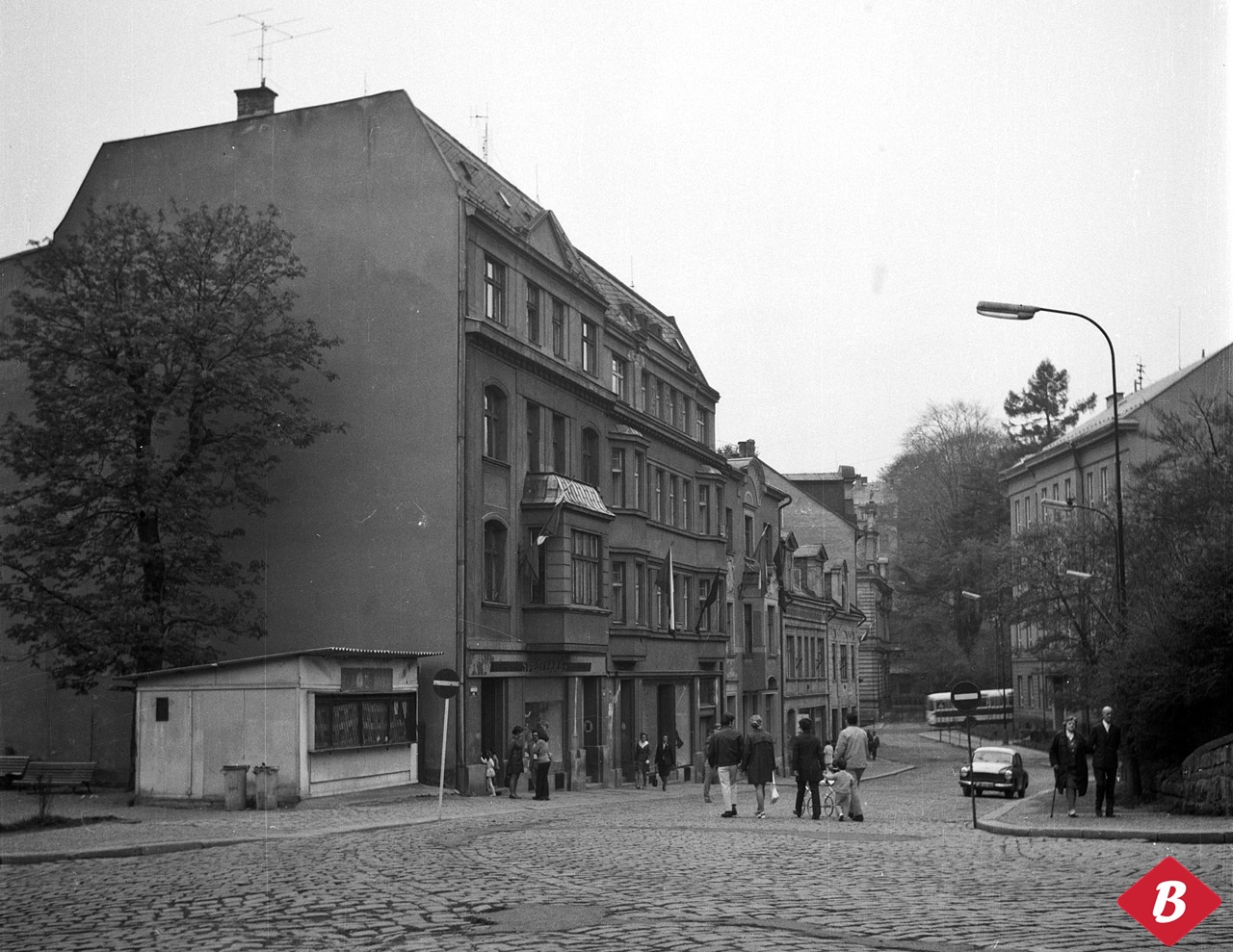 Jablonec nad Nisou v roce 1972 (foto Erwin Cettineo - archiv Boveraclubu)
