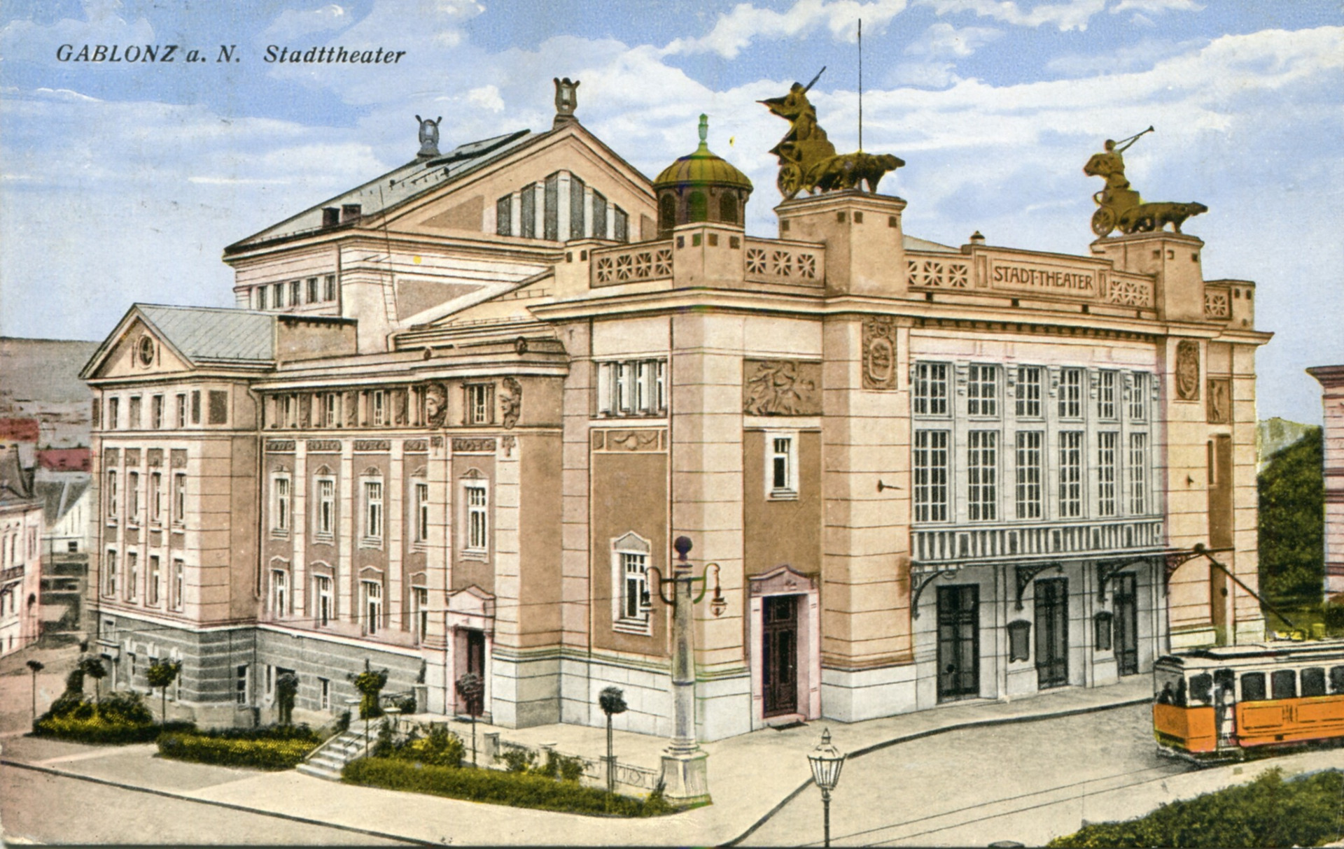 Pohlednice prošlá poštou v roce 1926. (archiv J.Peterka)