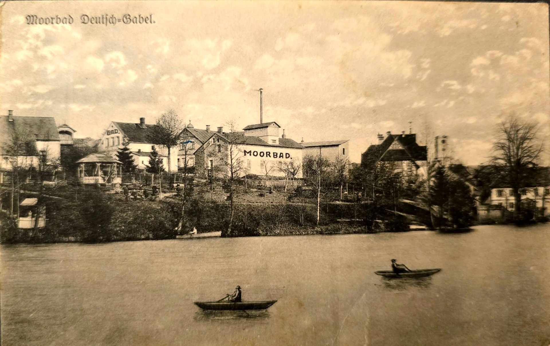 MOORBAD... Rašelinové lázně Německé Jablonné (archiv Petr Pazdera)