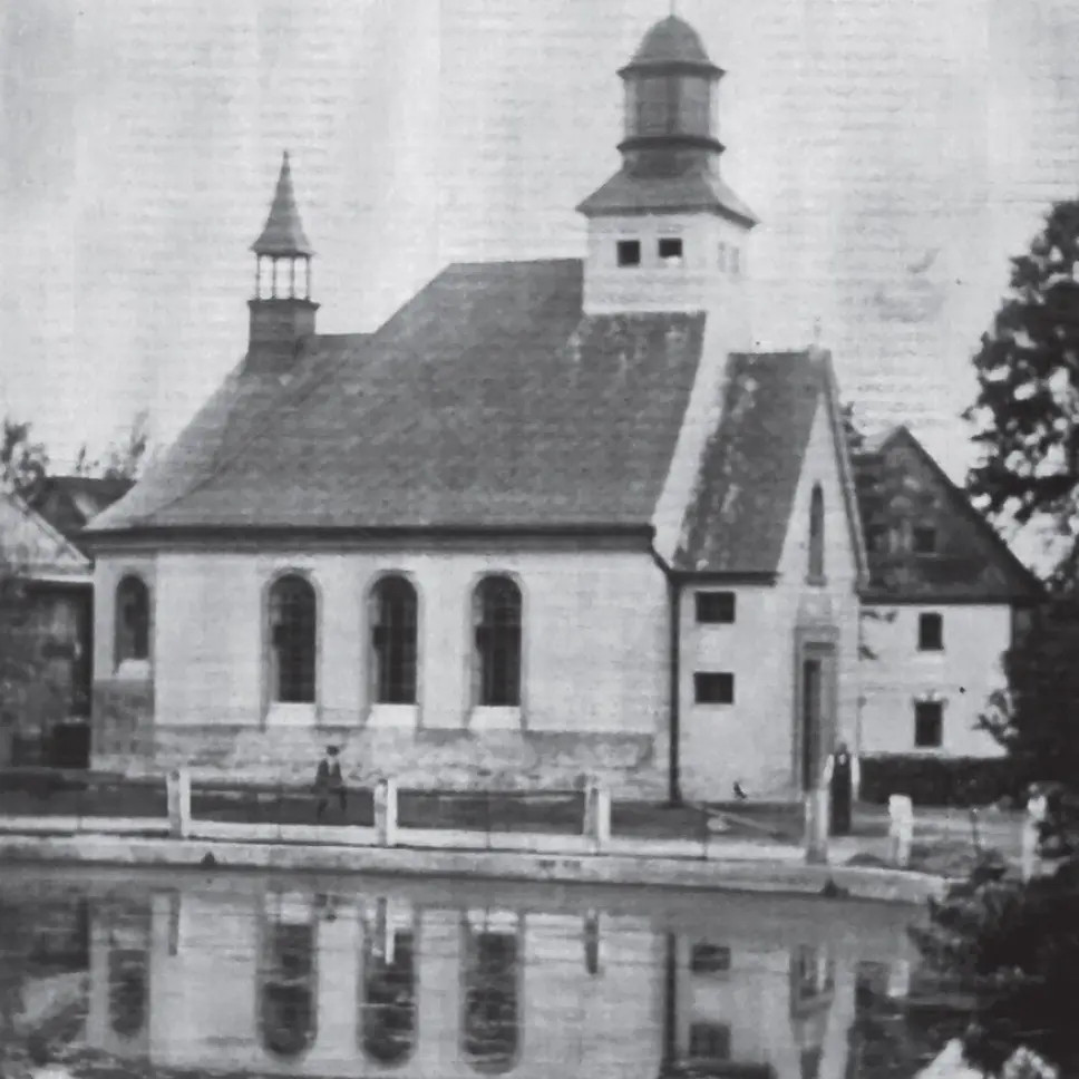 Kostel sv. Floriána v Olšině (30. léta).