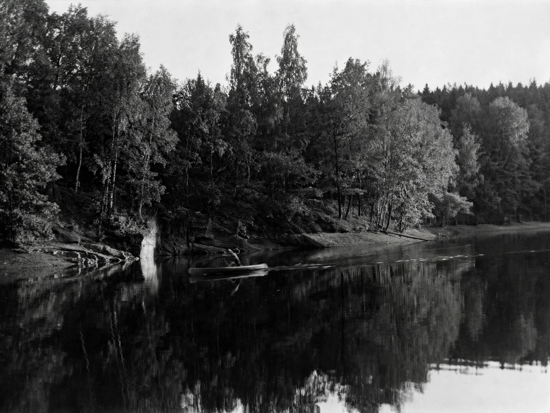 jablonecká přehrada - dvojka.. (1953 (archiv Zdeněk Rösch)