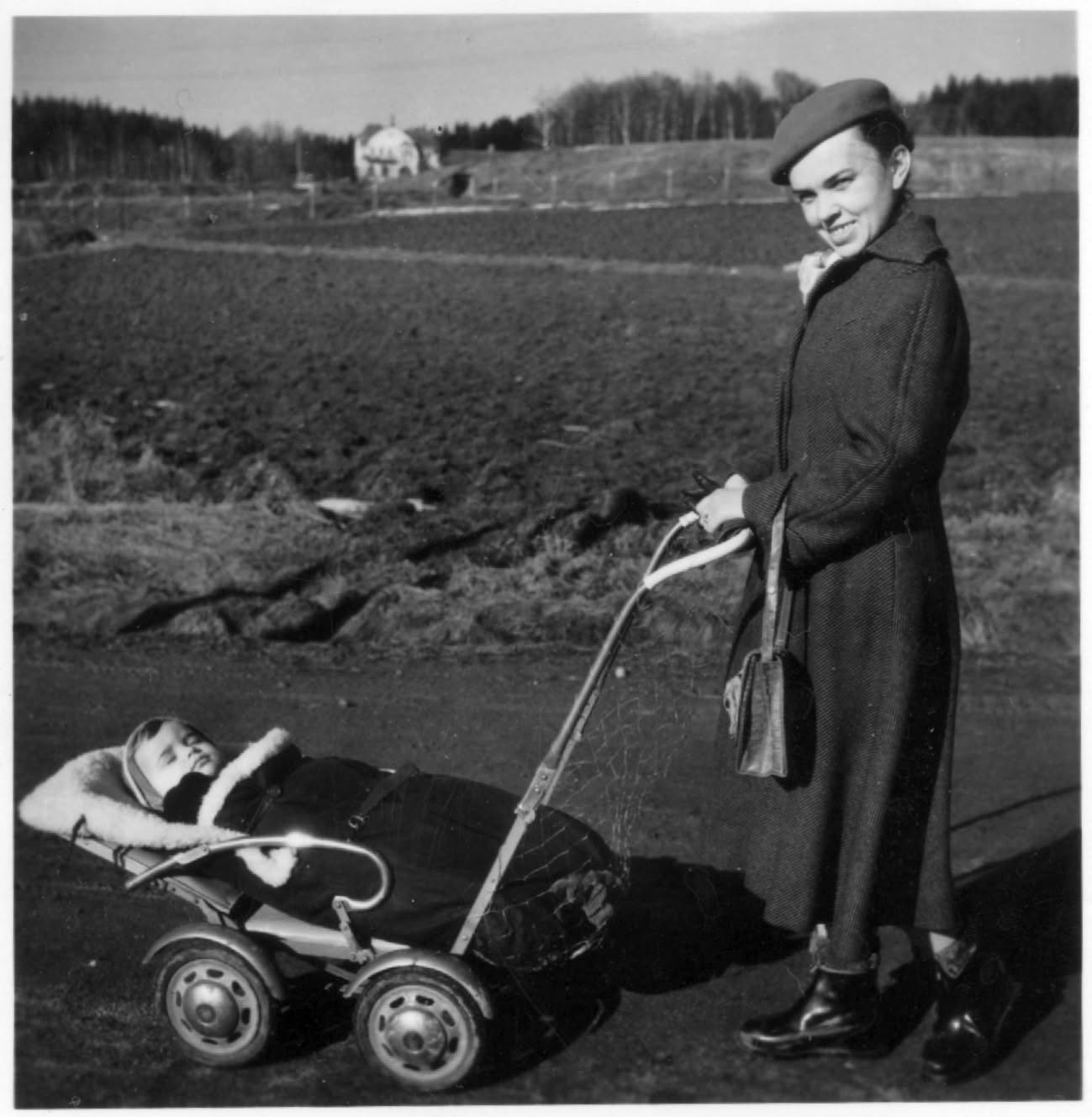 Přehrada, Břízky - Jaro 1958 (archiv Vojtěch Kurka)